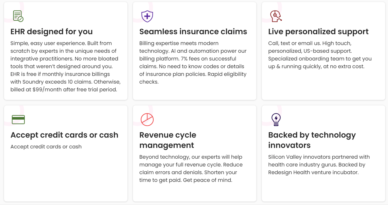 Link to Soundry Health Web page