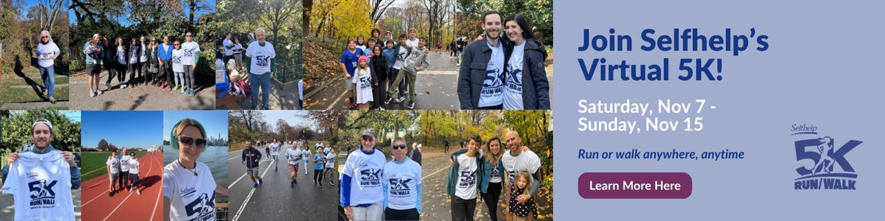 Join Selfhelp 5K! Run or walk anywhere, anytime!