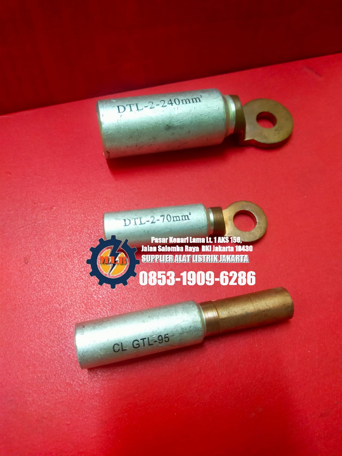 Skun bimetal 70mm-400mm, supplier alat listrik jakarta, distributor alat listrik jakarta