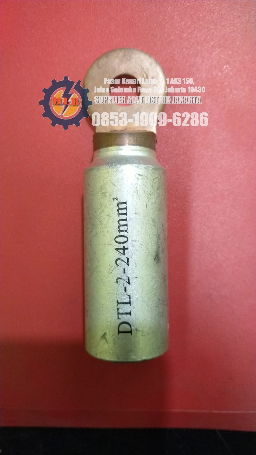 skun bimetal AL-CU DTL2 240mm, supplier alat listrik jakarta, distributor alat listrik jakarta