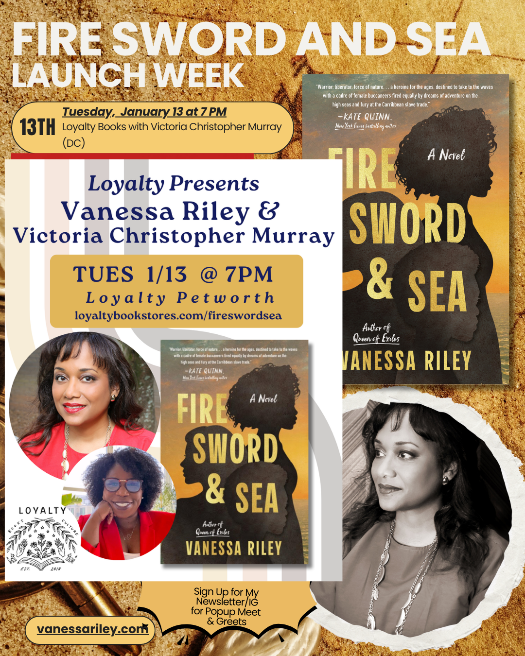 Preorder and come to Loyalty Books for Release Day