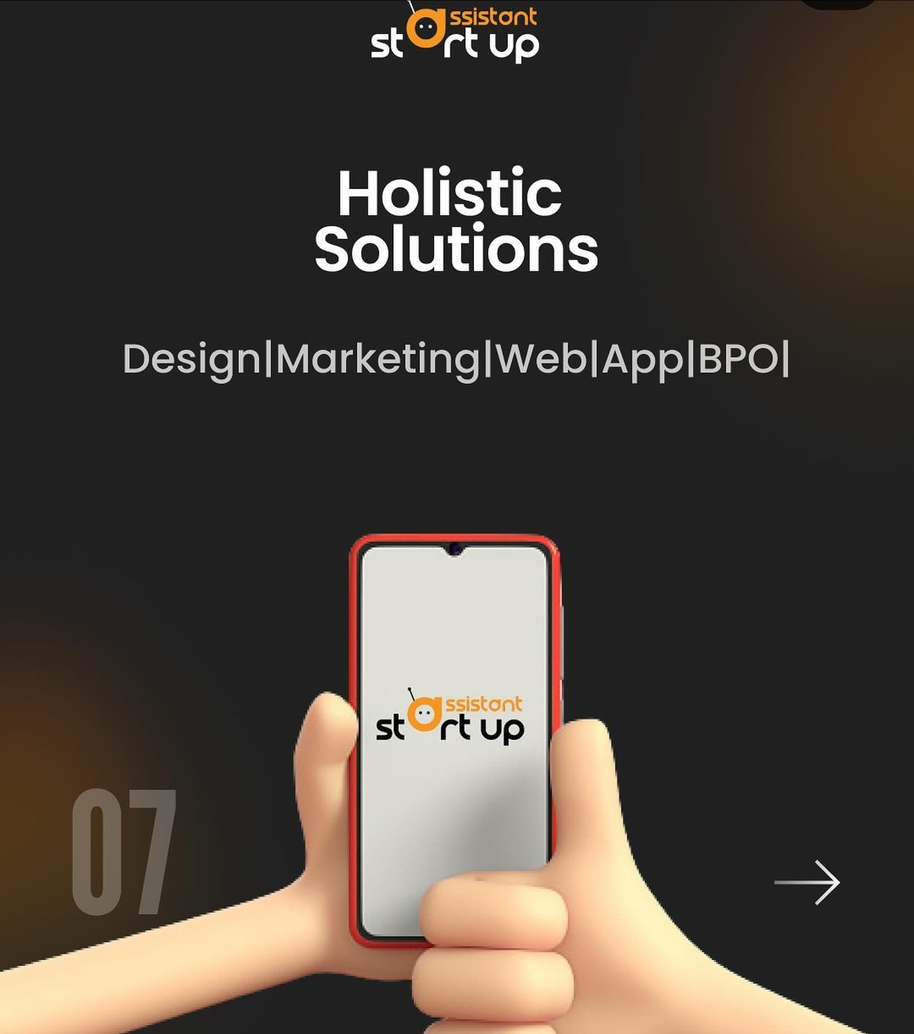 startup assistant website solutions