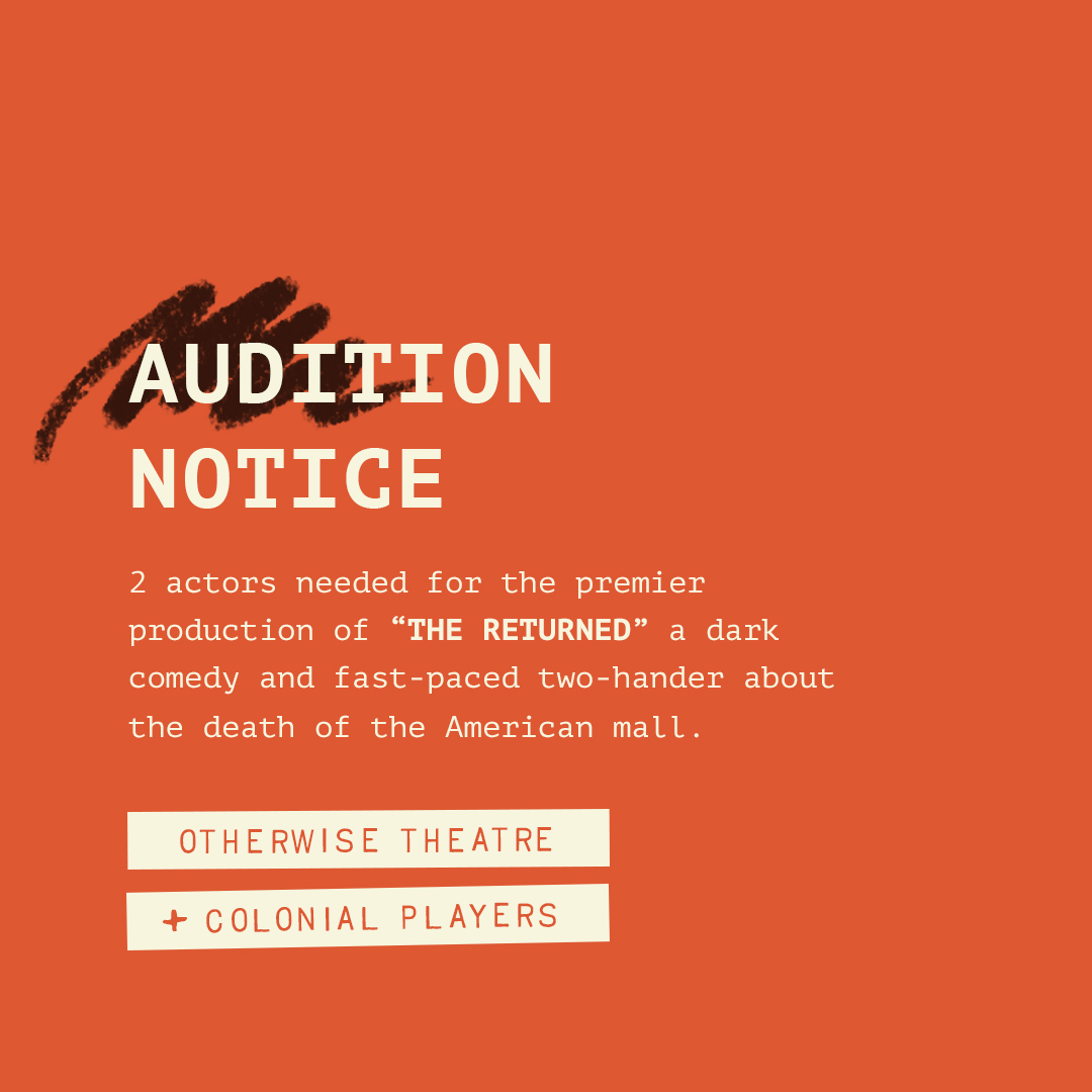 An audition notice form