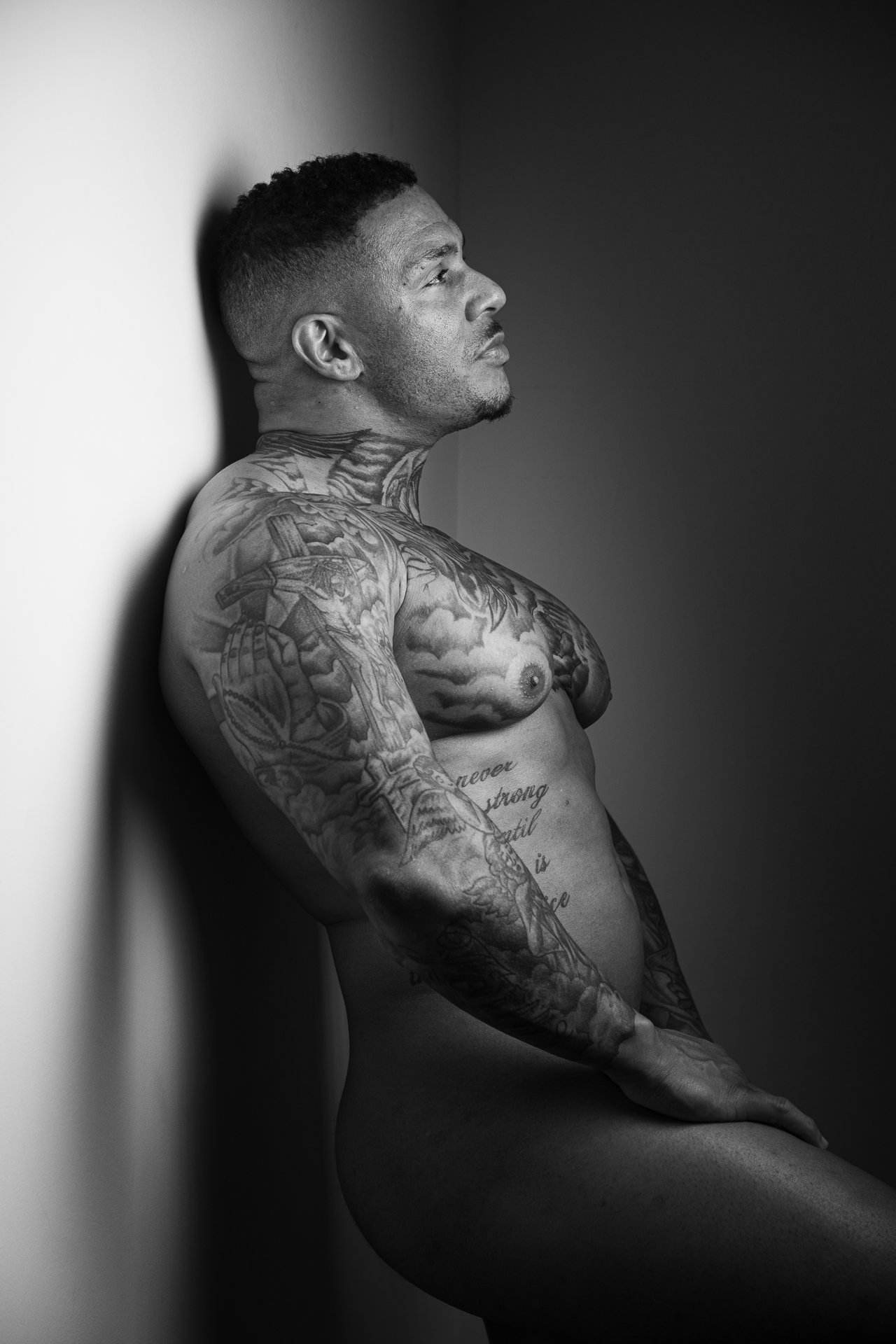 Young Fit black man