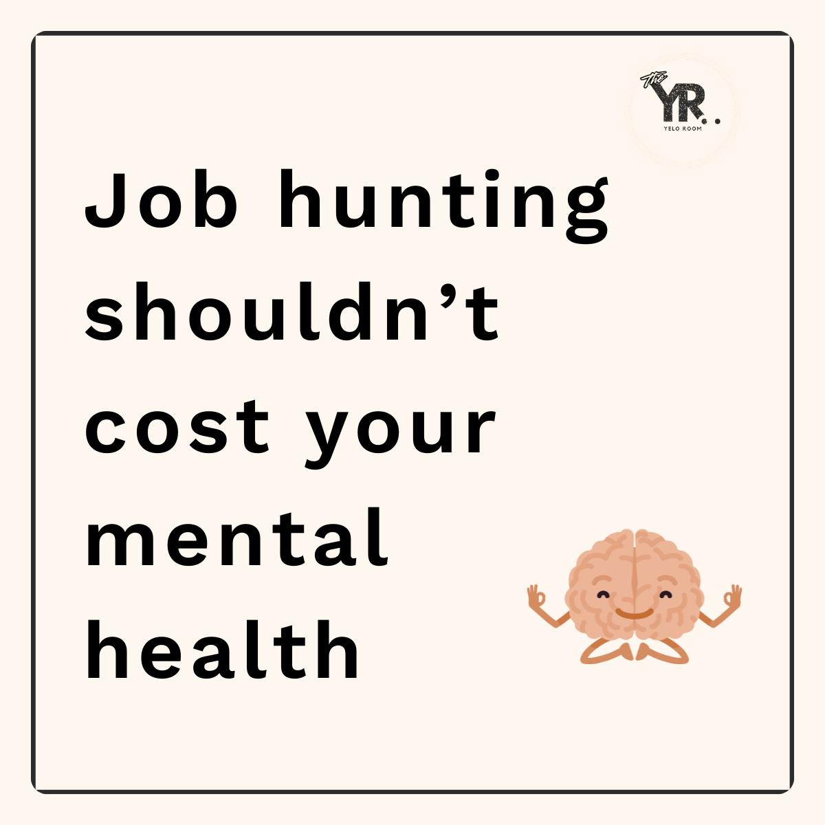 job search shouldn't cost your mental health graphic