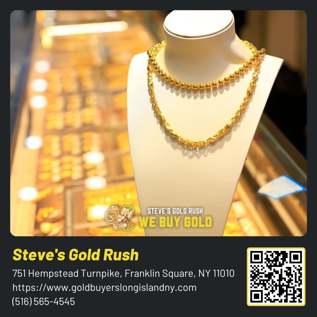 At Steve's Gold Rush, we specialize in buying a wide range of gold items, ensuring you get top dollar for your valuables.