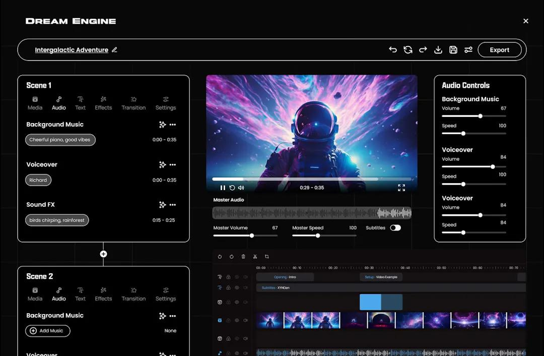 Dream Engine by XYN LLC is an AI tool that transforms content into immersive stories.