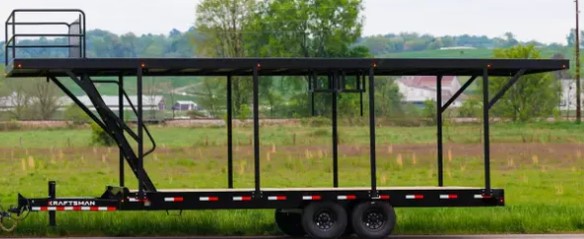 Customized spray drone trailer designed to meet unique client needs and requirements, tailored for efficient drone operations.