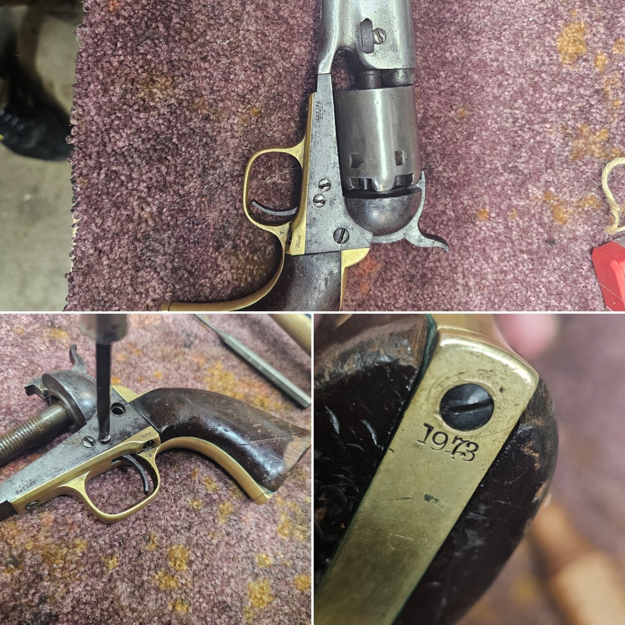 More close-up images of the work being done