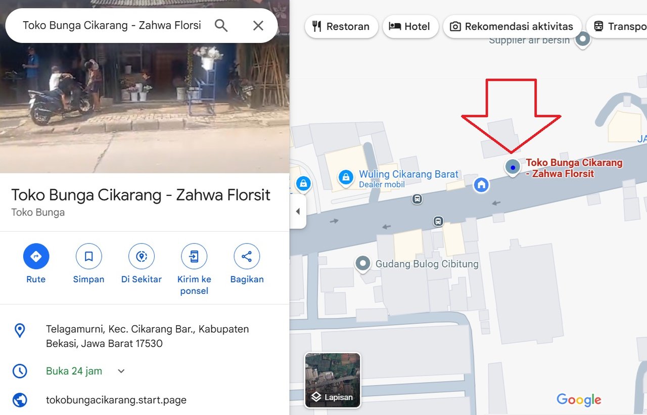 Toko bunga cikarang zahwa florist