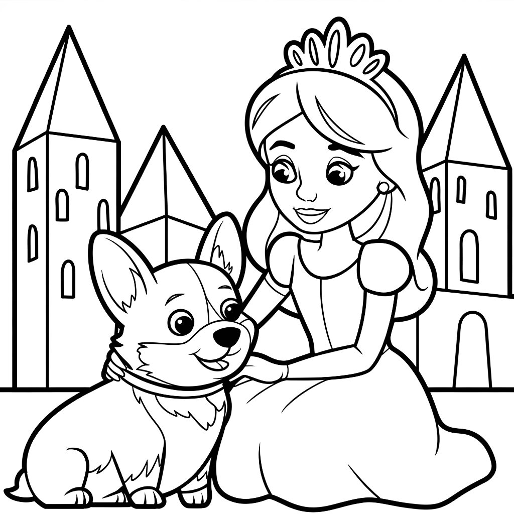 Prinses Kleurplaat