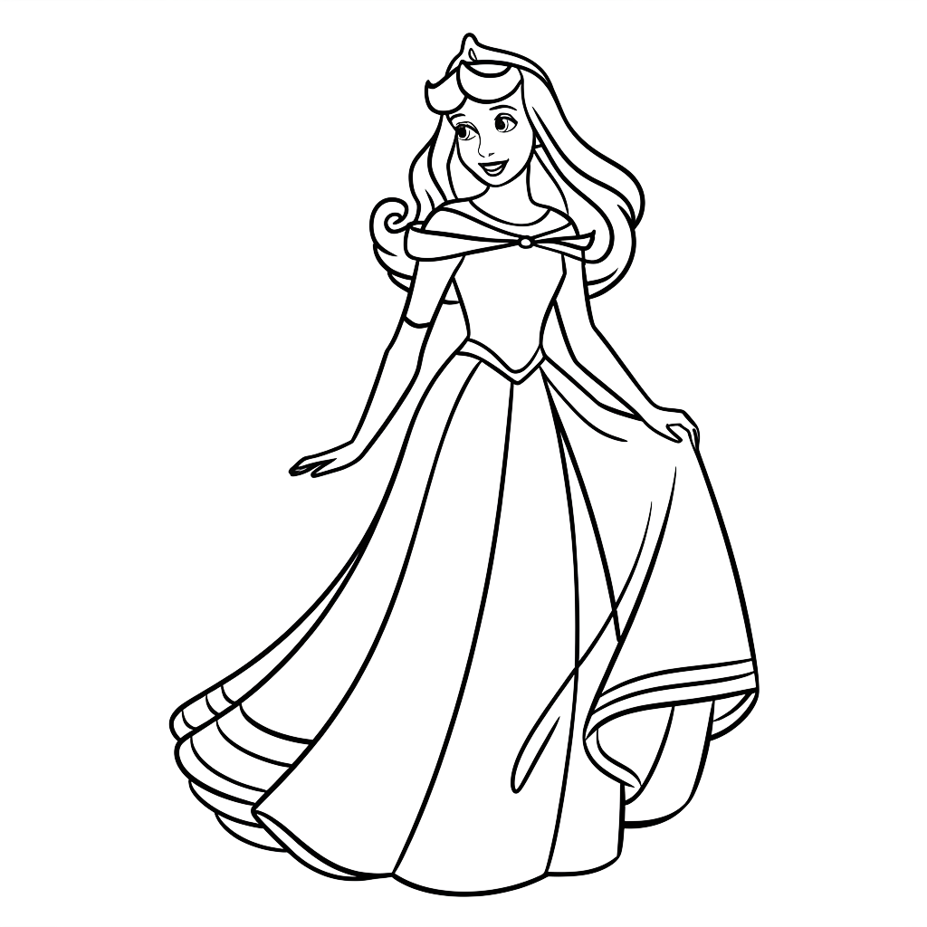 Kleurplaat Prinsessen Eenhoorn