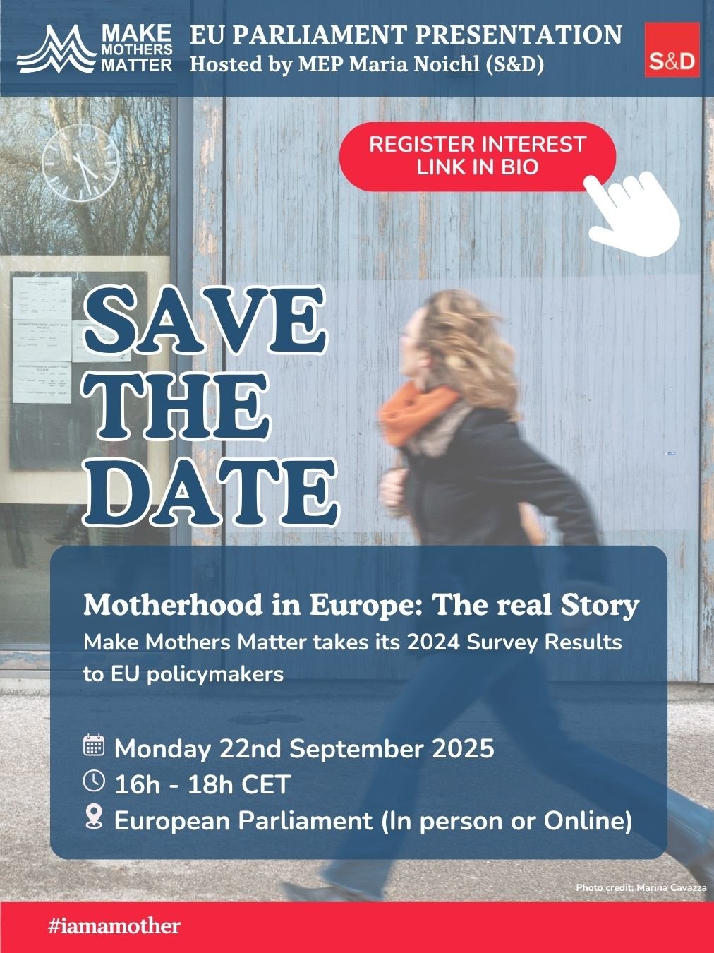 Register to make mothers matter presentation of Motherhood in Europe Survey results to the European Parliament
