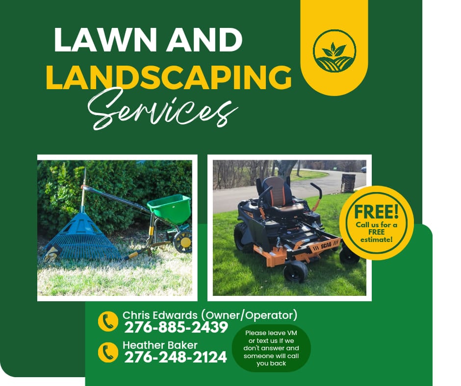 Image showing services we offer and contact information