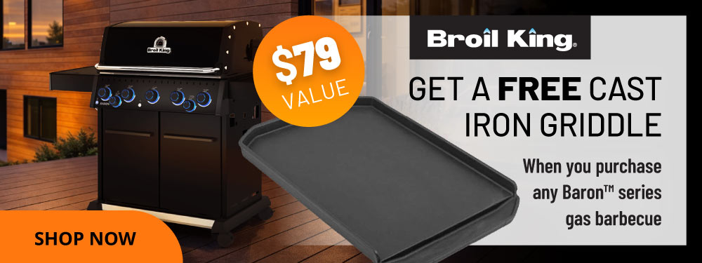 Broil King and free Cast Iron Plancha