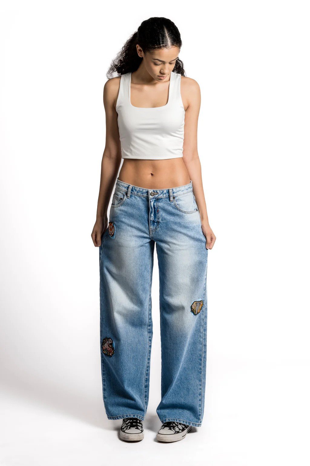 collection of eco-friendly denim apparel