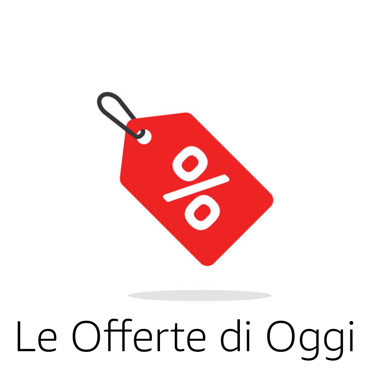 un etichetta con sconto percentuale