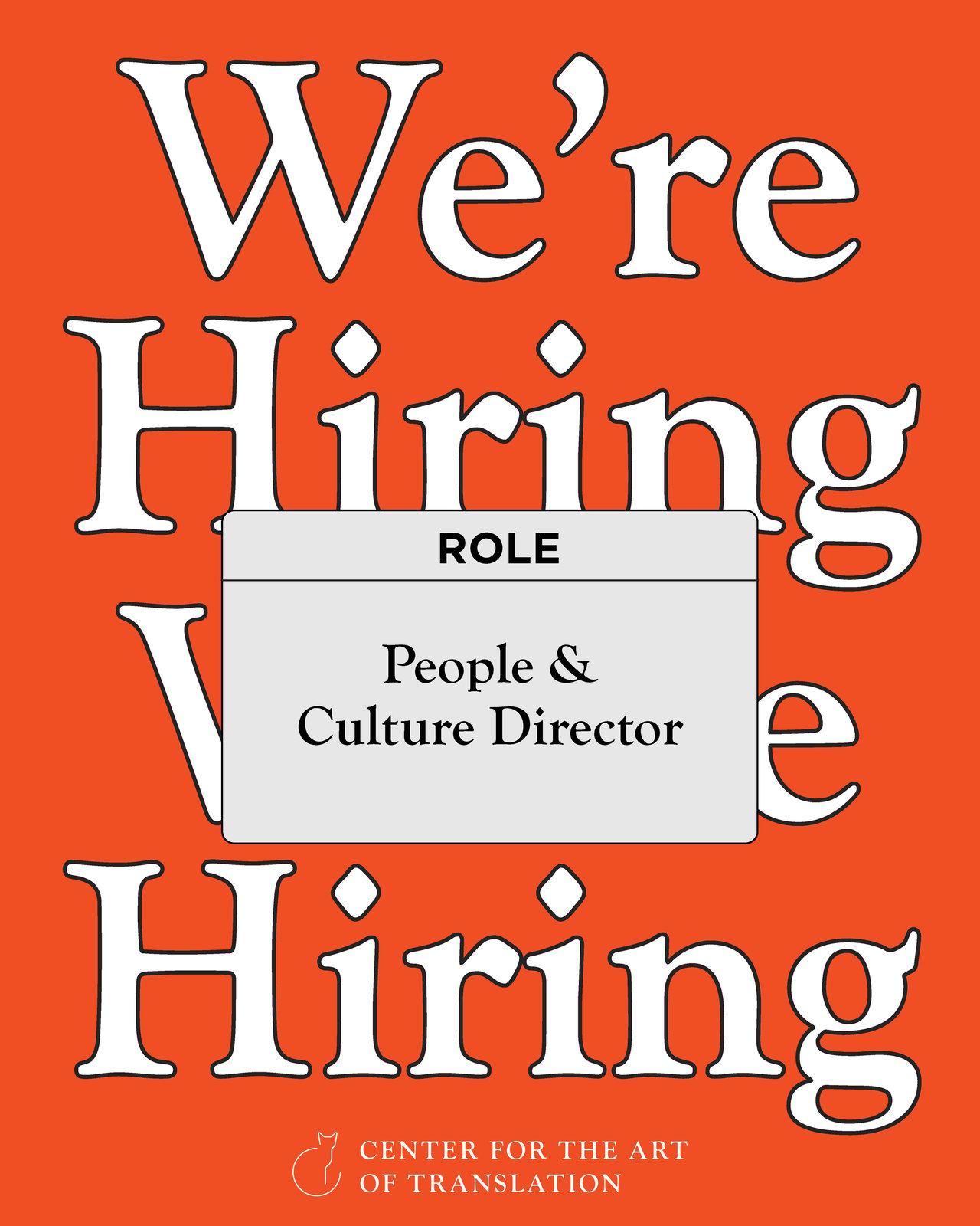 We're Hiring a People and Culture Director