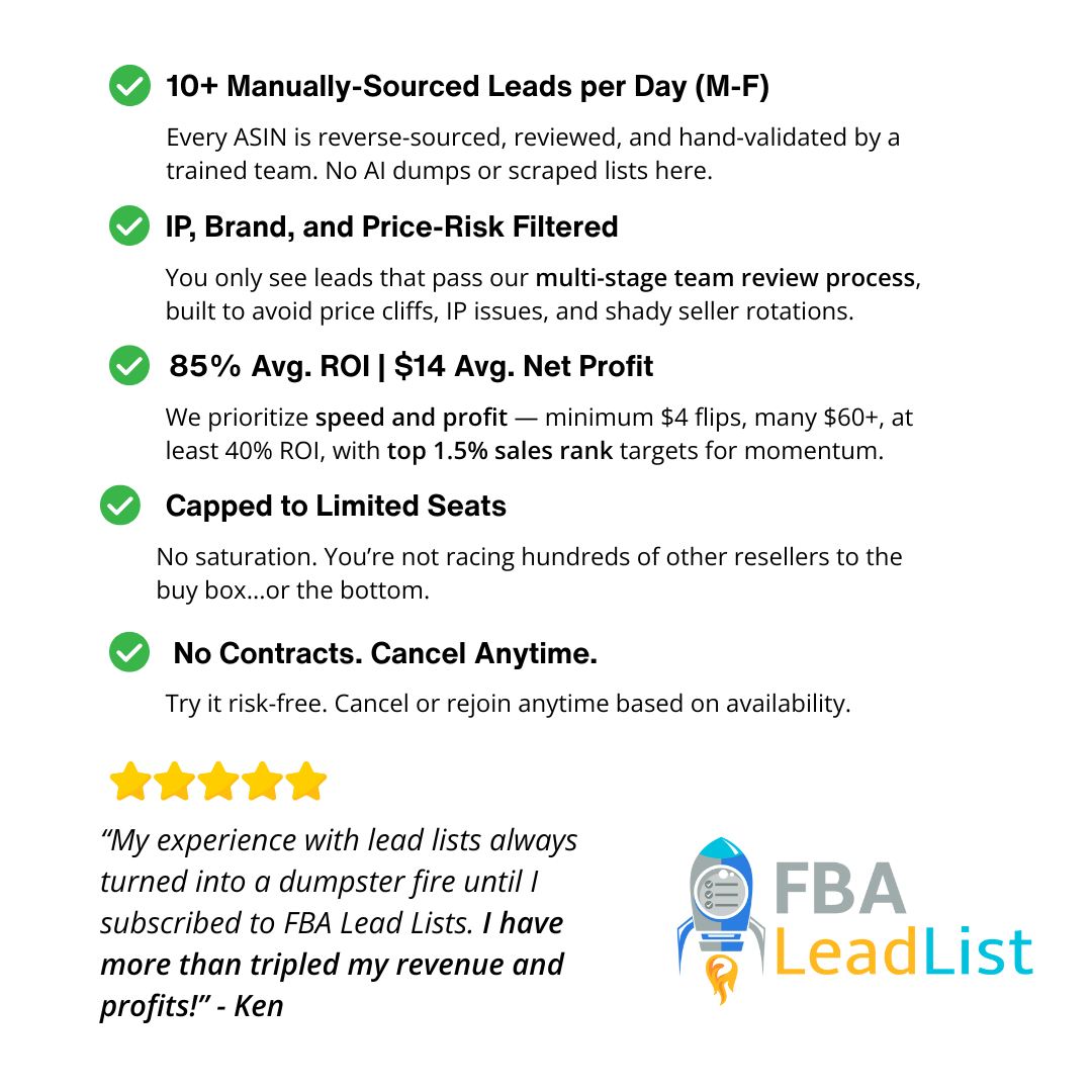FBA LeadList graphic