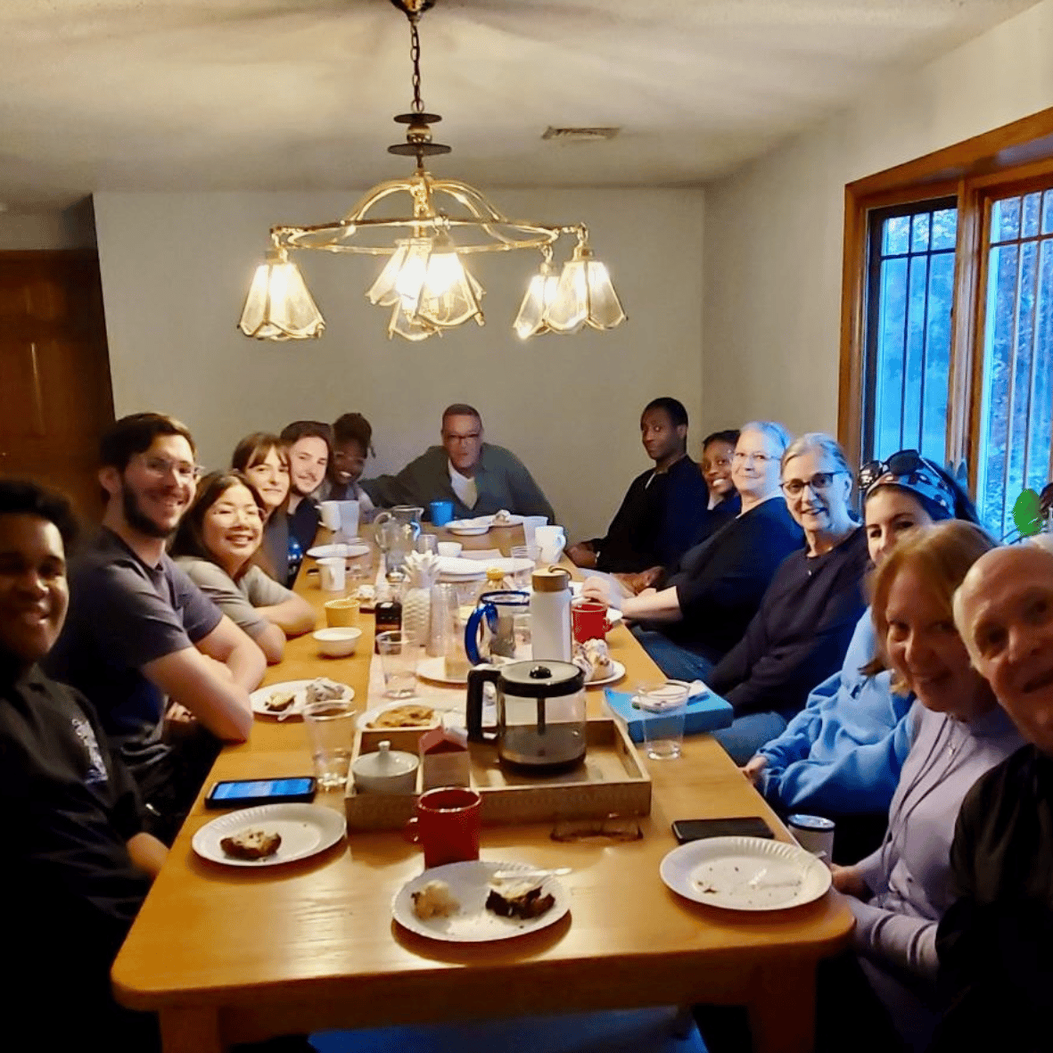 Follow the menu for a missional table fellowship group