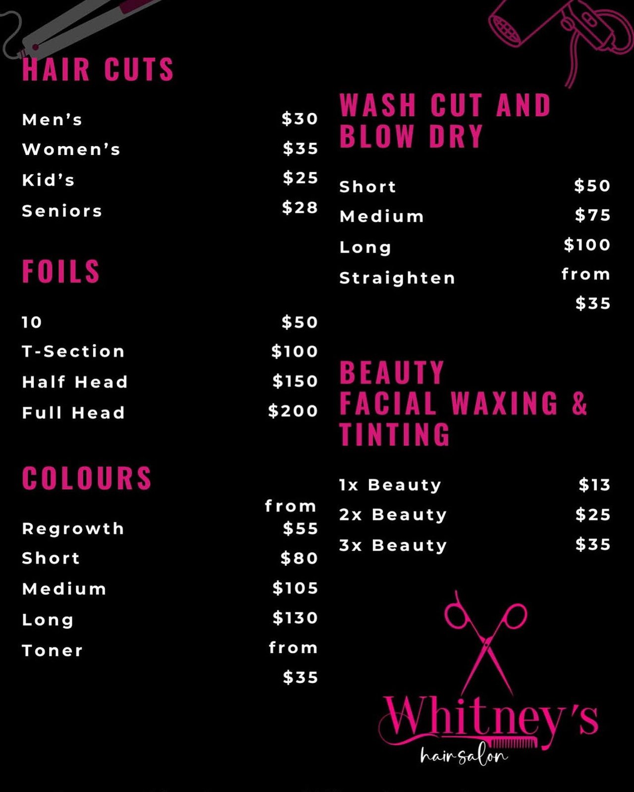 Bribie Island hair cuts, Bribie Island hair salon