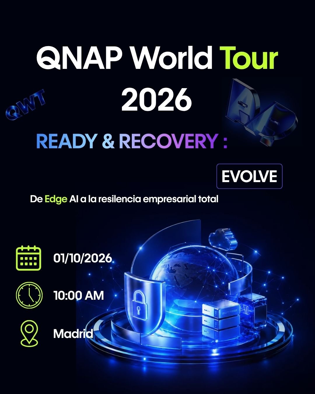 Qnap World Tour, 01/10, Madrid