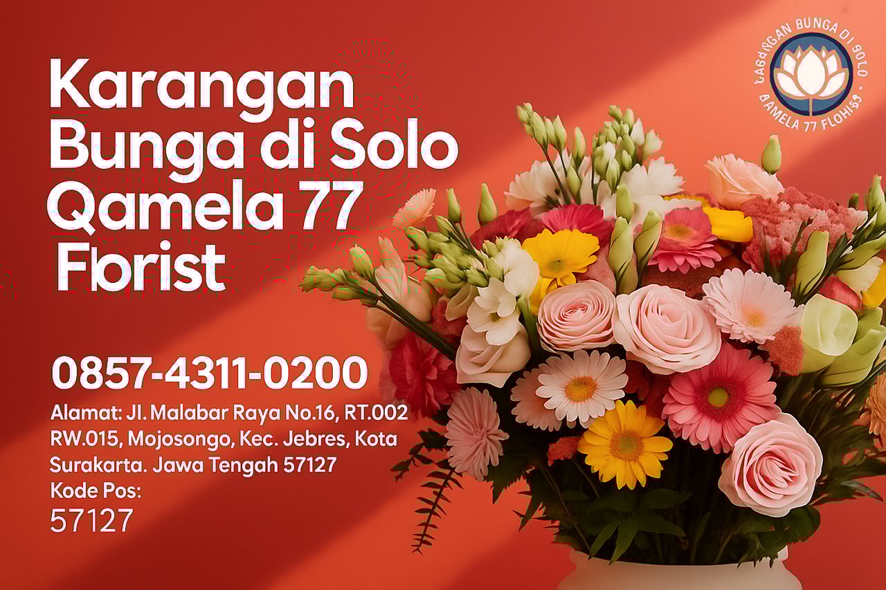 Pesan Karangan Bunga di Solo