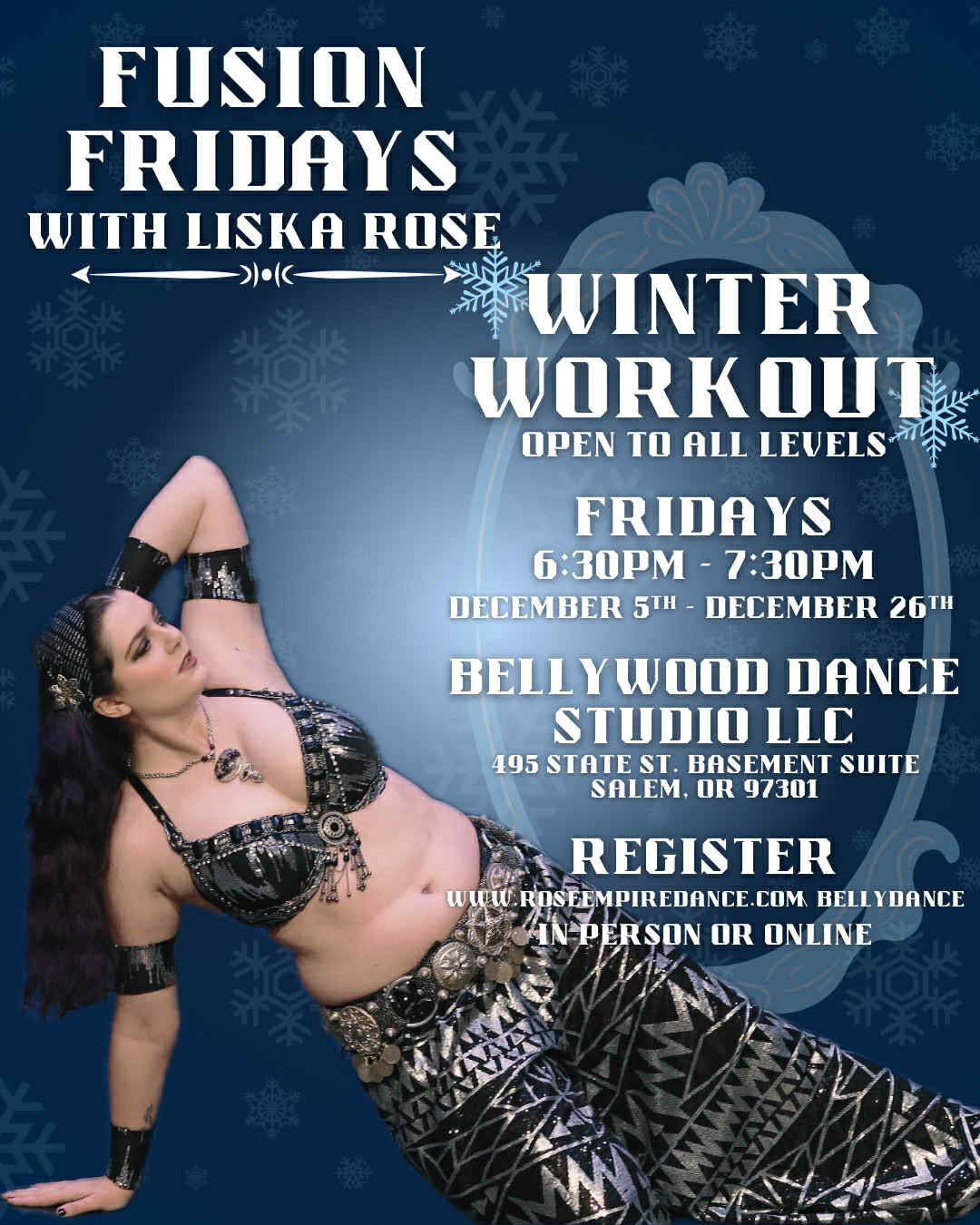 November class flyer for Fusion Fridays