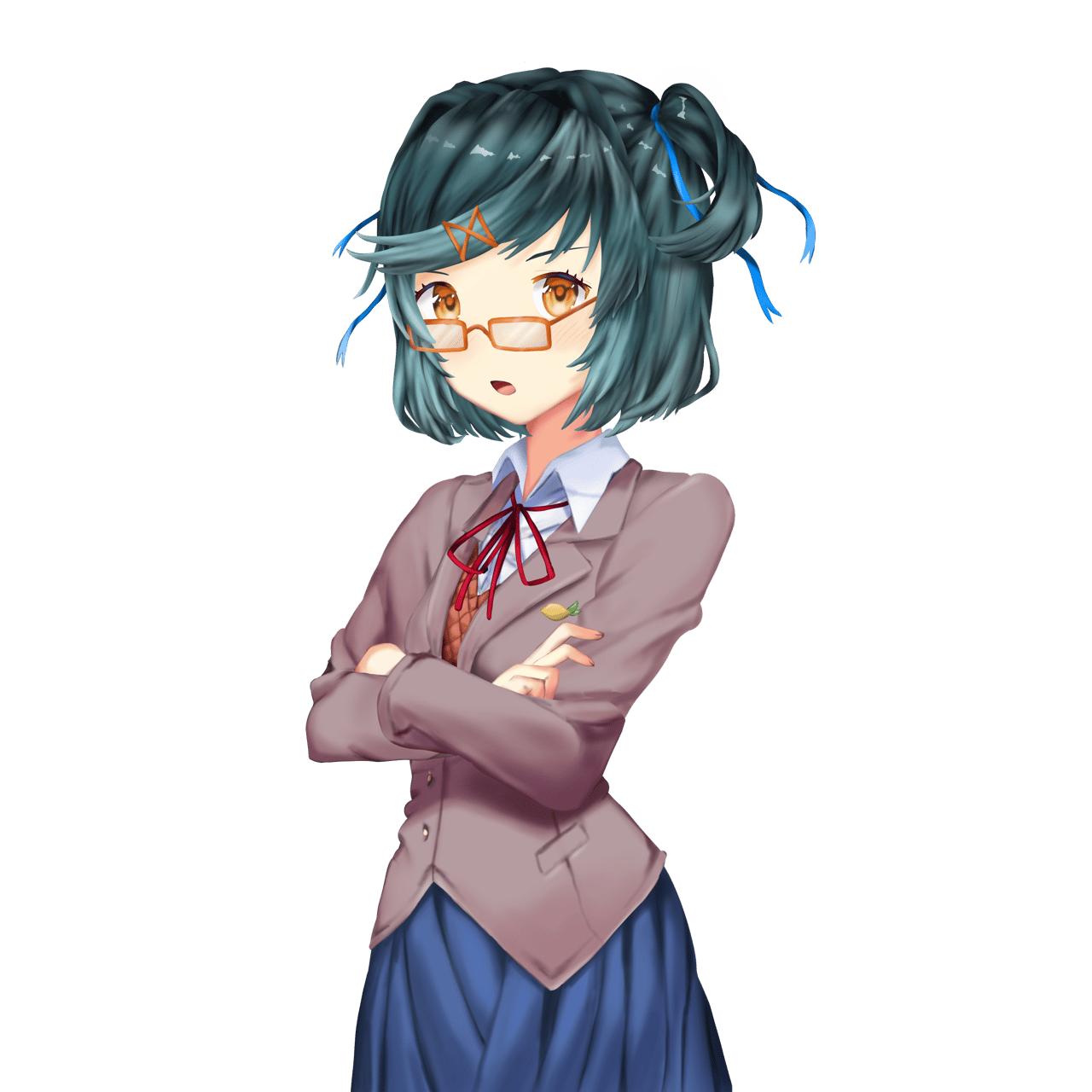 Redraw of Natsuki from Doki Doki Literature Club