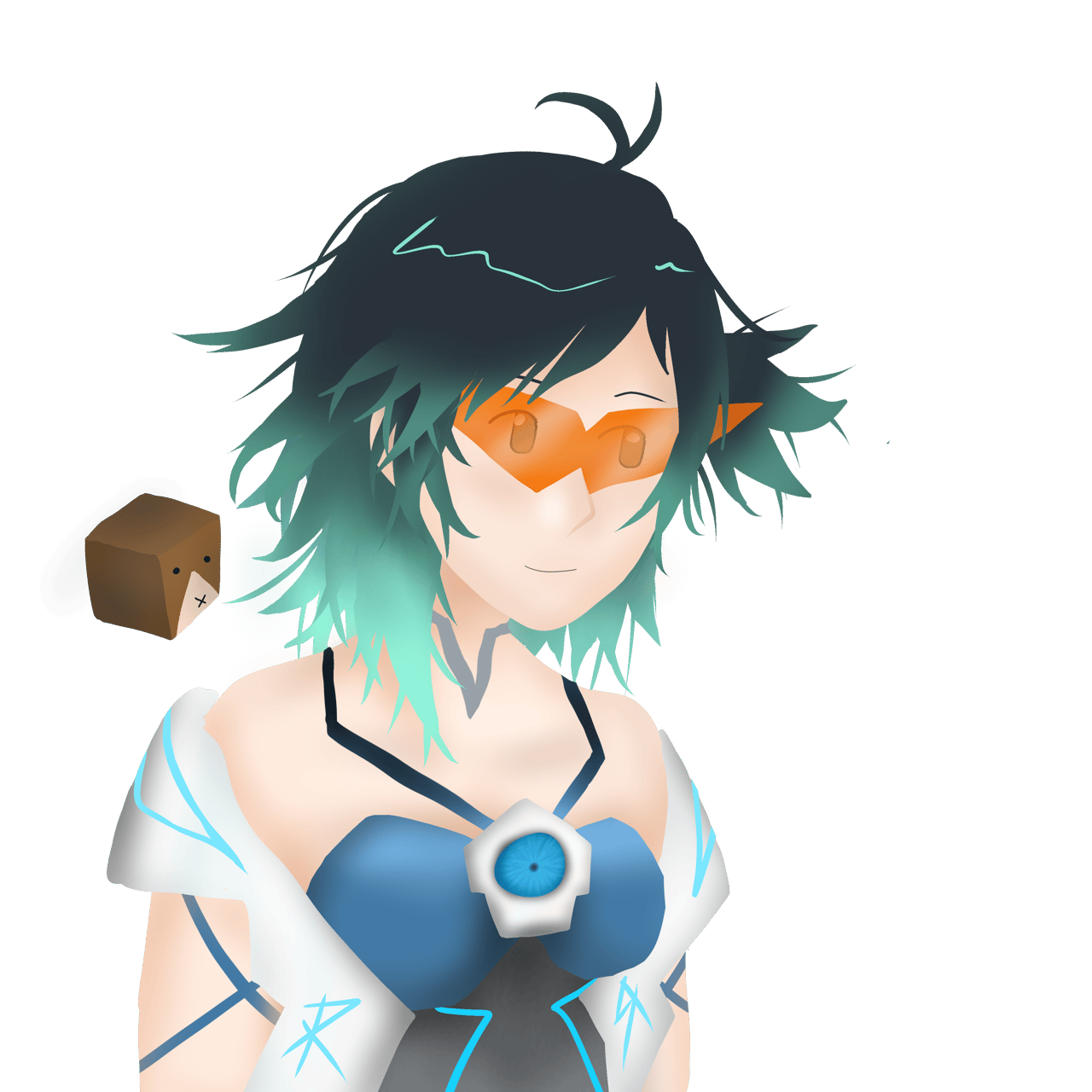 Raine in Portal 2 style