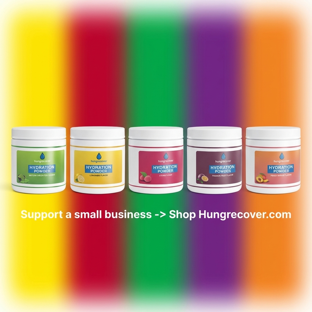 Support a small business -> Shop Hungrecover.com
