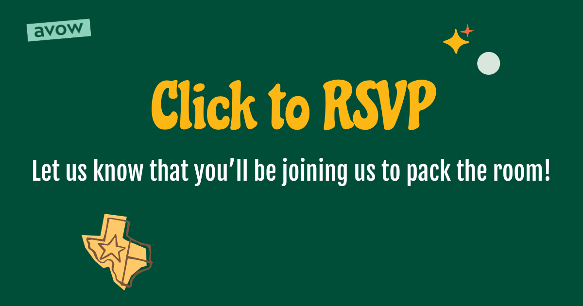 Click to RSVP: Let us know that you'll be joining us to pack the room!