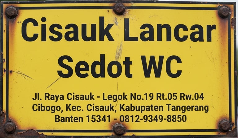Sedot WC Cisauk Kabupaten Tangerang