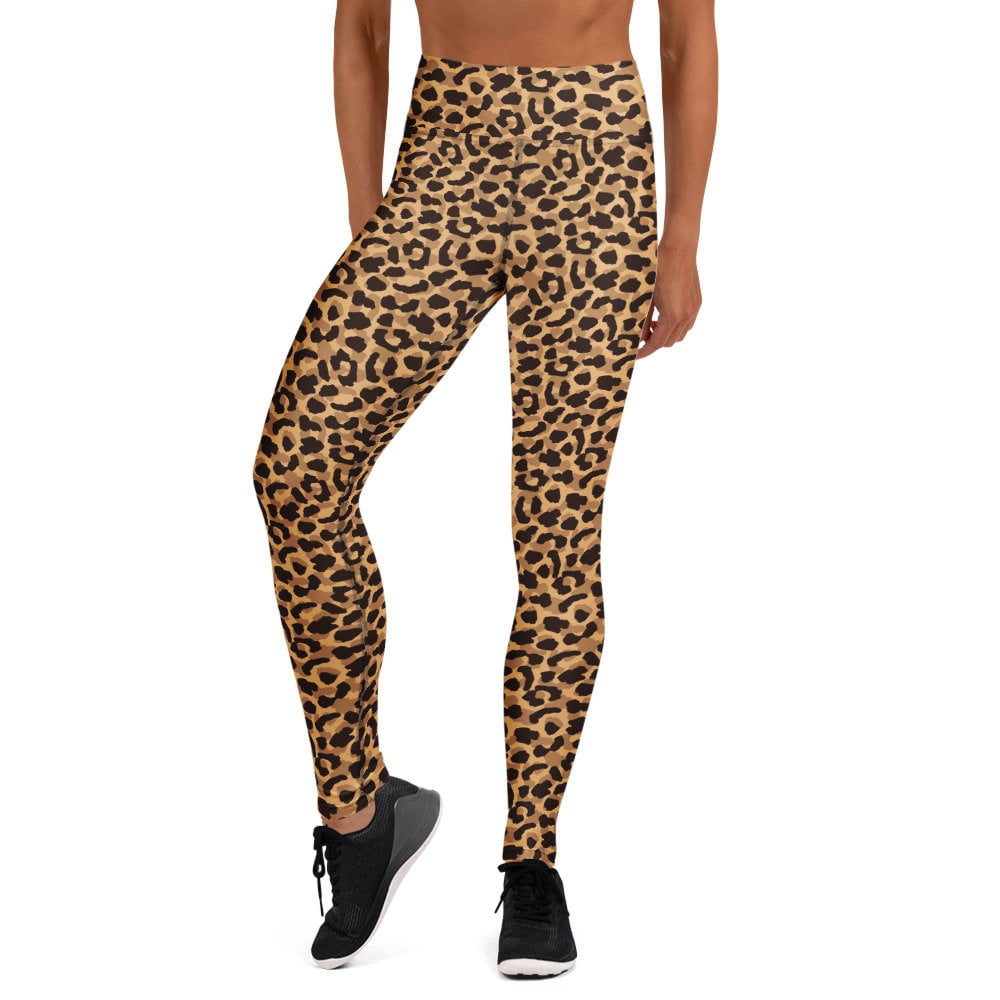 Stylish Bold Leopard Print Yoga Leggings for Active Wear Upgrade your workout with Stylish Bold Leopard Print Yoga Leggings for Active Wear. Embrace comfort, trend, and confidence in every move! Leopard print yoga leggings bring a fierce, fashionable edge to your workout wardrobe. Designed for both style and performance, these leggings combine bold animal patterns with high-quality, stretchy fabrics that support movement and comfort during any activity, from yoga sessions to running errands.