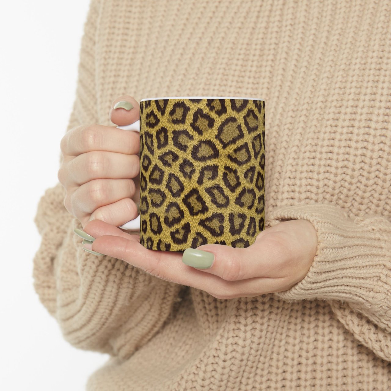 Animal Print Ceramic Coffee Mug Add a touch of wild style to your daily coffee routine with an animal print ceramic coffee mug. These mugs feature popular patterns like leopard spots, zebra stripes, or tiger markings, offering a fun and fashionable way to enjoy your favorite hot drink.