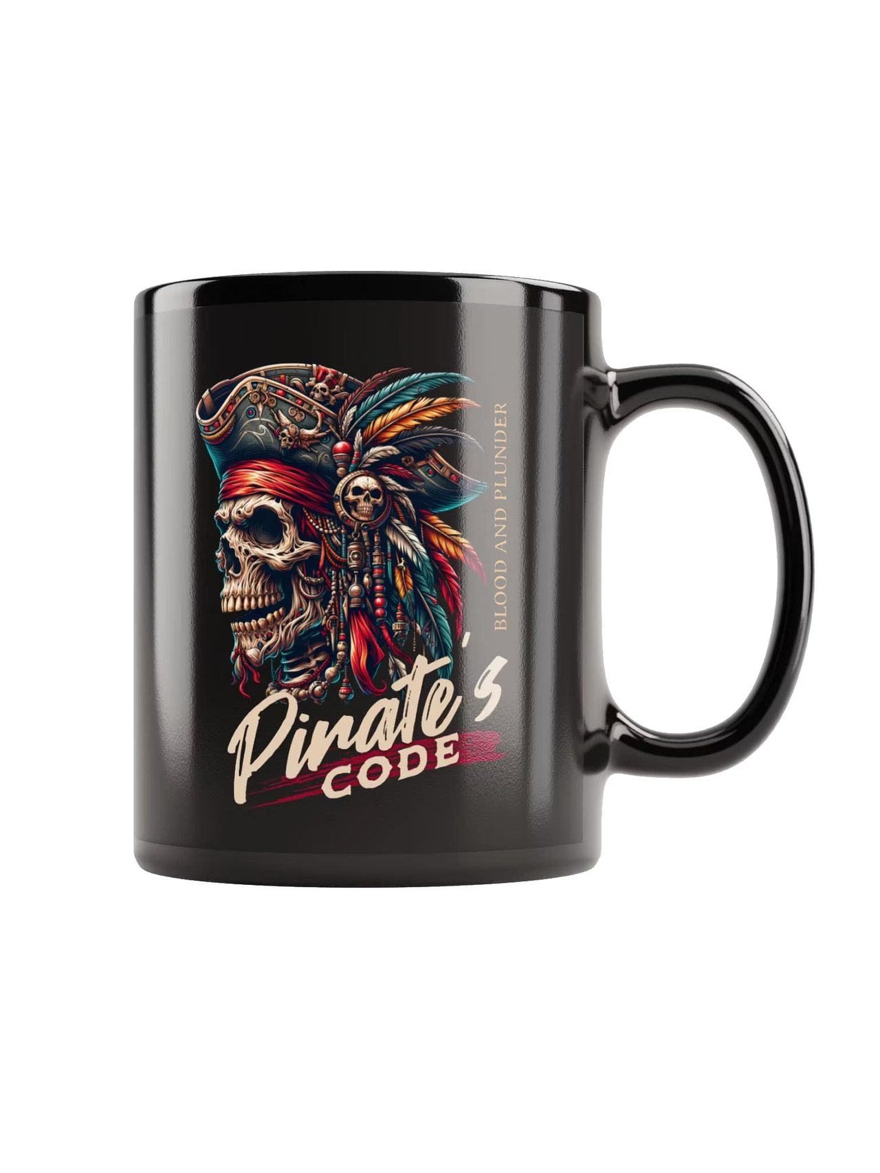 Unique Pirate's Code Black Mug for Coffee and Tea Lovers