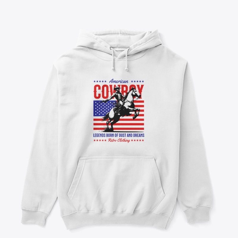 Shop American Cowboy Graphic Retro Streetwear Merch for bold designs blending Western vibes with urban style. Purchase online American Cowboy Graphic Retro Streetwear Merch. Explore trendy, Western-inspired fashion perfect for making a statement.