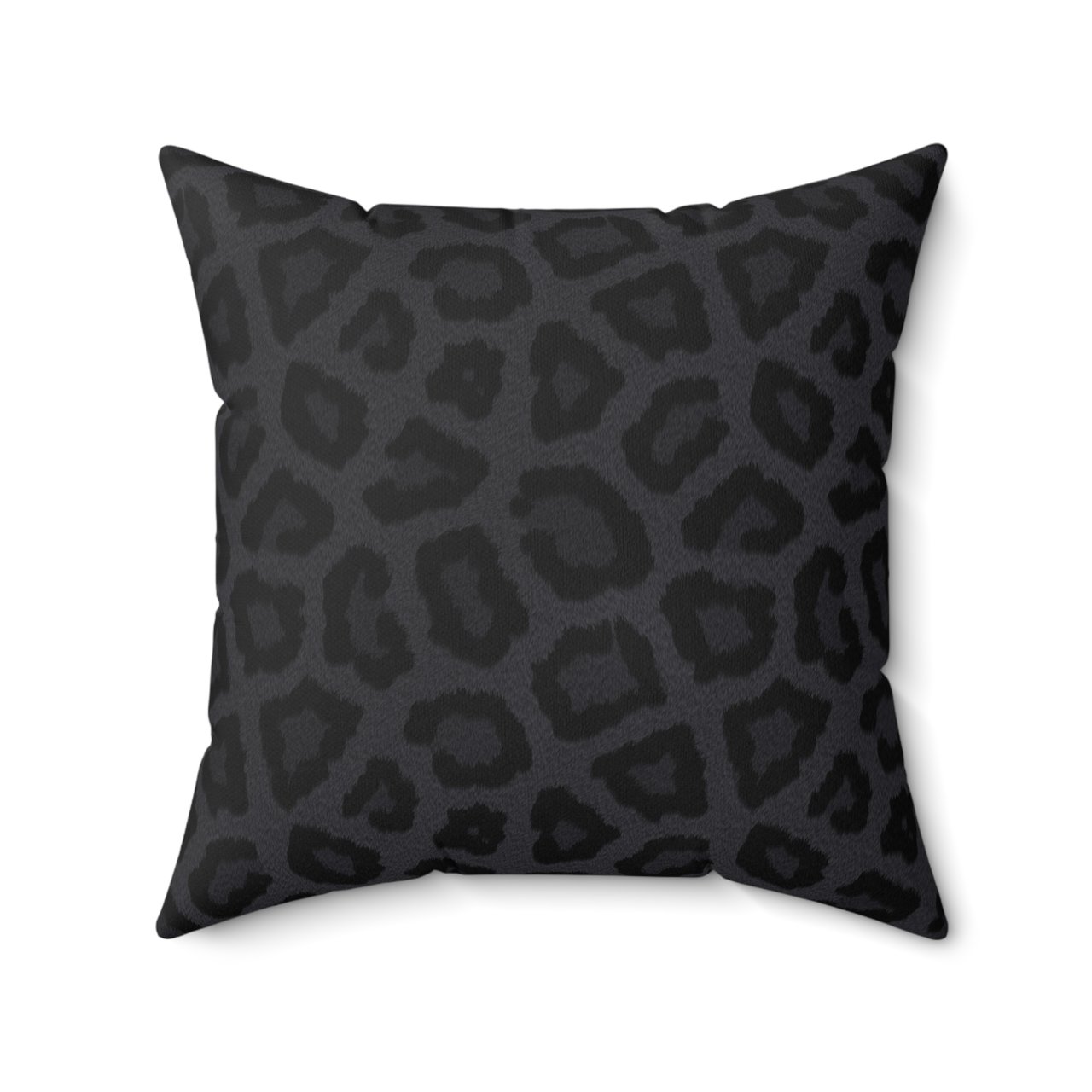 Black Leopard Print Decorative Throw Pillow Transform your sofa or bed with a Bold Black Leopard Print Decorative Throw Pillow. Discover bold, stylish comfort for any interior design. Add a bold and stylish touch to your living space with a black leopard print decorative throw pillow. This trendy accent piece combines the timeless appeal of animal patterns with a modern black and gray color palette, making it versatile enough to blend with various decor styles—from chic and contemporary to cozy bohemian.