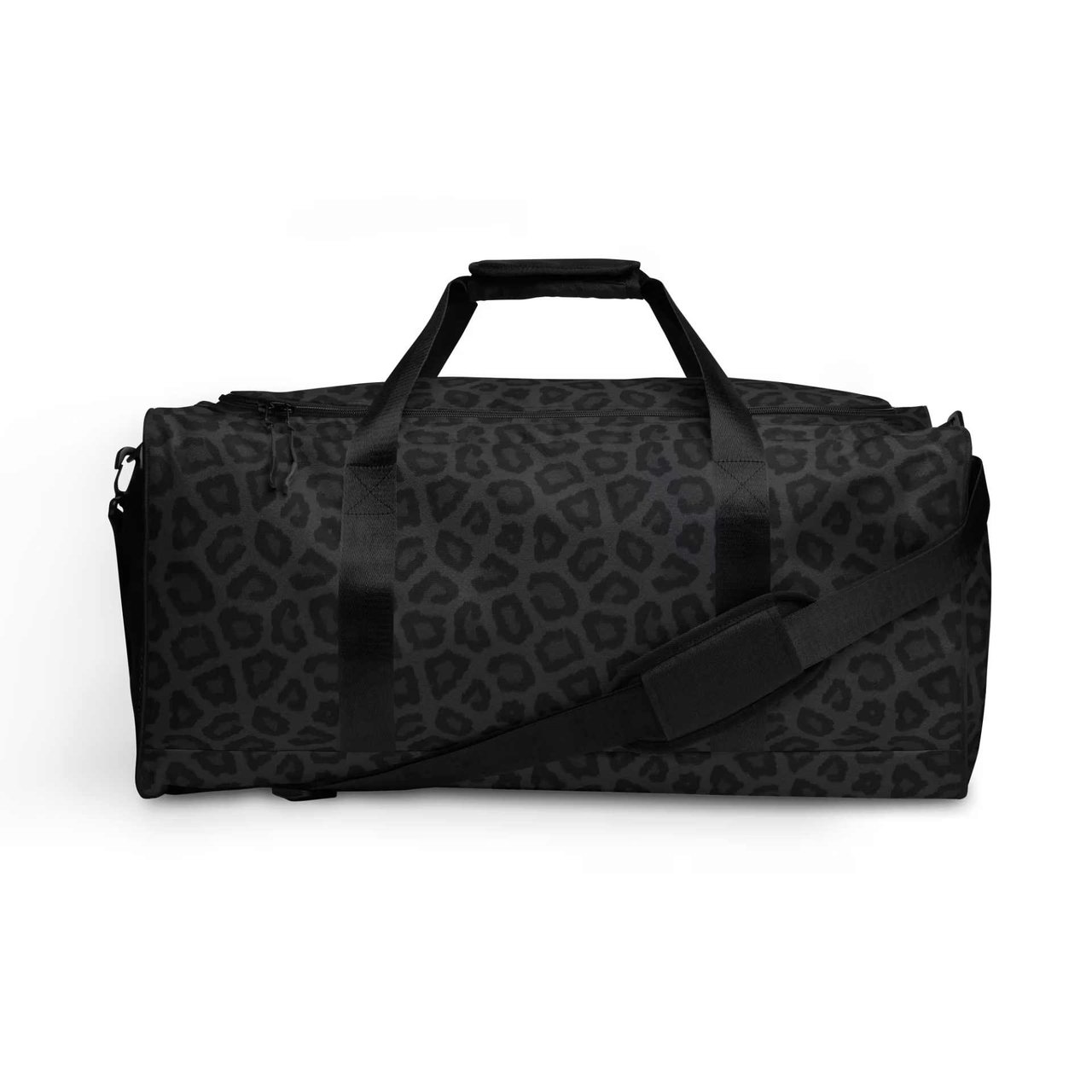 Trendy Bold Black Leopard Print Duffel Bag Carry in style with our Trendy Bold Black Leopard Print Duffel Bag perfect for travel, gym, or everyday use. Shop the latest must-have!