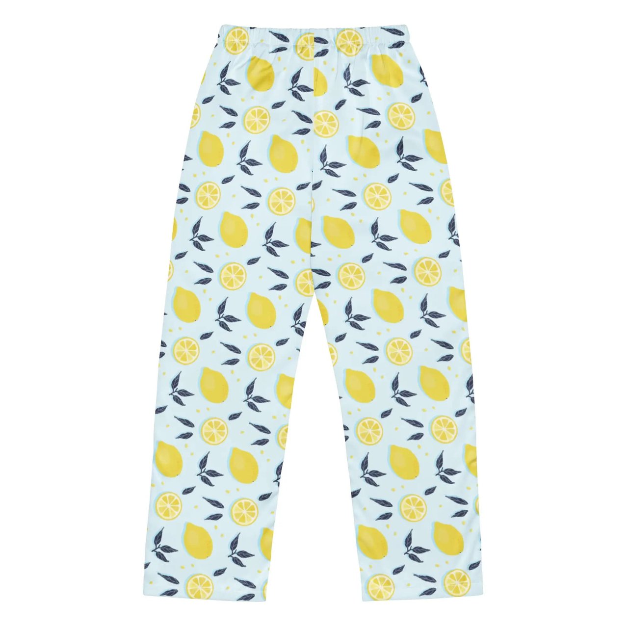 Comfortable Women’s Pajama Pants with Citrus Lemons