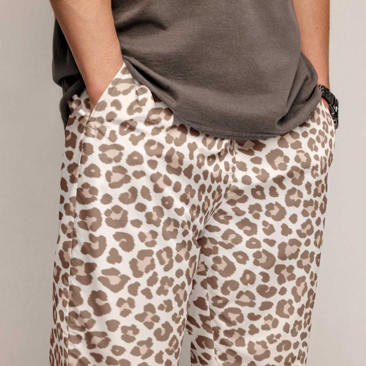 Comfortable Unisex Track Pants in Bold Animal Print