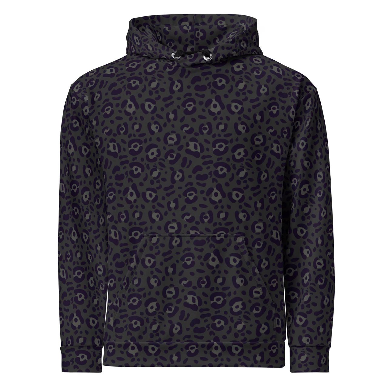 Comfortable Sustainable Hoodie with Bold Black Leopard Print Stay stylish and eco-friendly with our Comfortable Sustainable Hoodie with Bold Black Leopard Print. Shop for sustainable comfort and fierce style now!