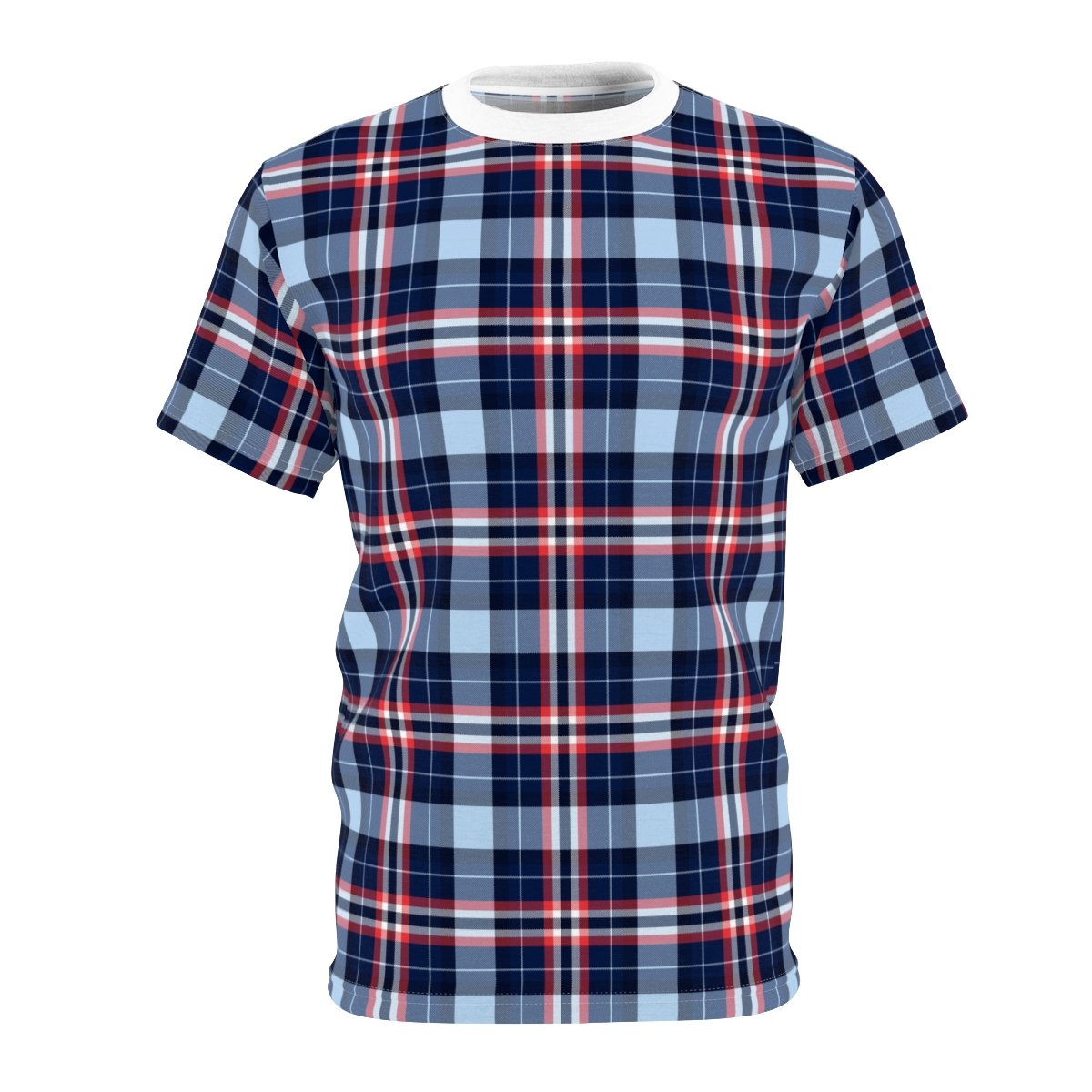 Buy Classic Blue and Red Plaid Tee for Casual Outfits best price in United States. Check reviews and purchase Classic Blue and Red Plaid Tee for Casual Outfits online.