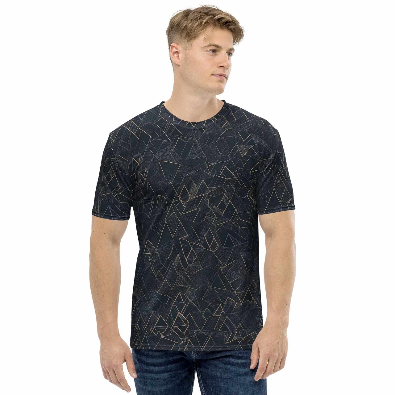Buy Bold Black Geometric Triangle Tee for Modern Style best price in United States. Check reviews and purchase Bold Black Geometric Triangle Tee for Modern Style online.