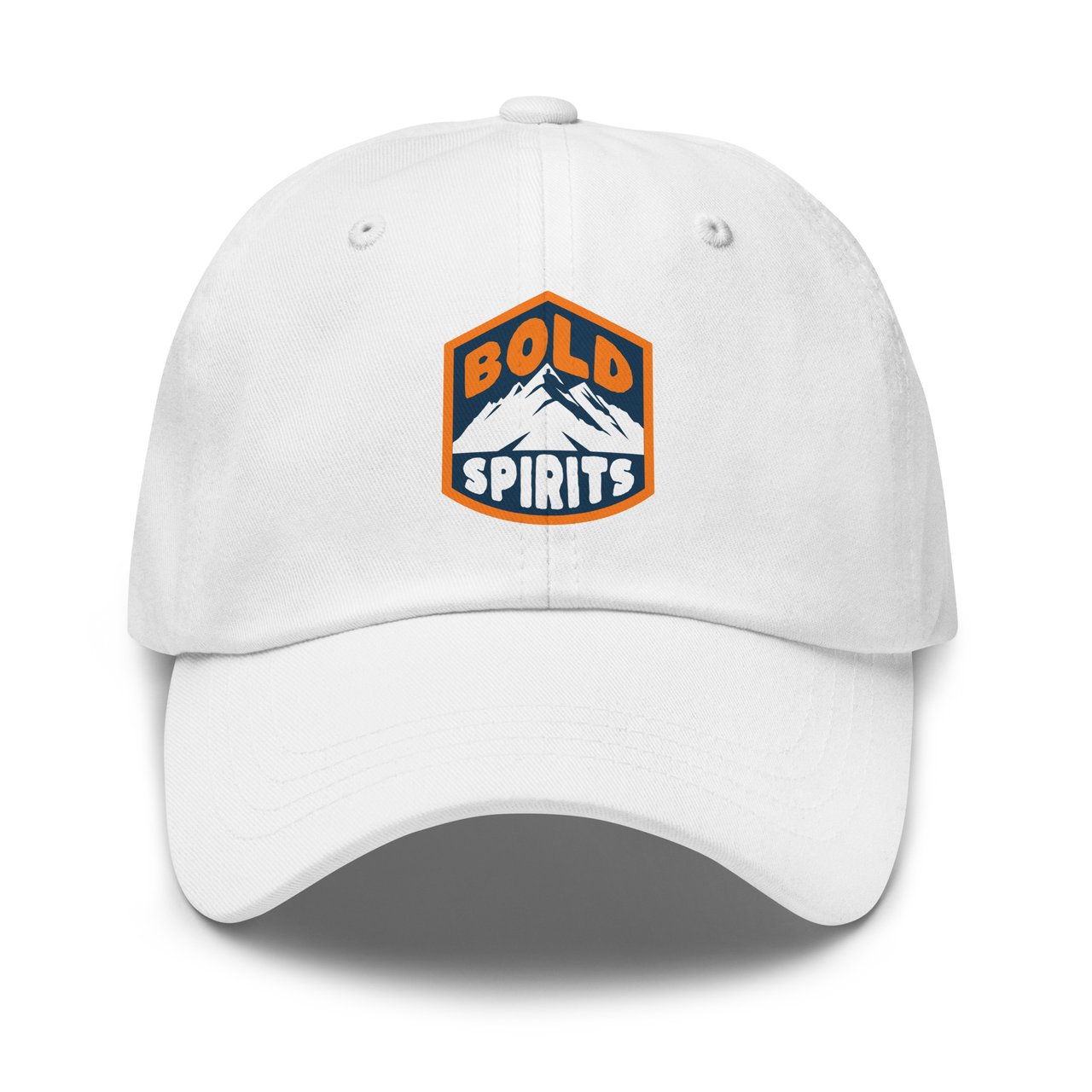 Classic Adjustable Dad Hat Featuring Bold Spirits Hiking brings laid-back comfort, a secure fit, and standout trail-ready style for everyday wear.