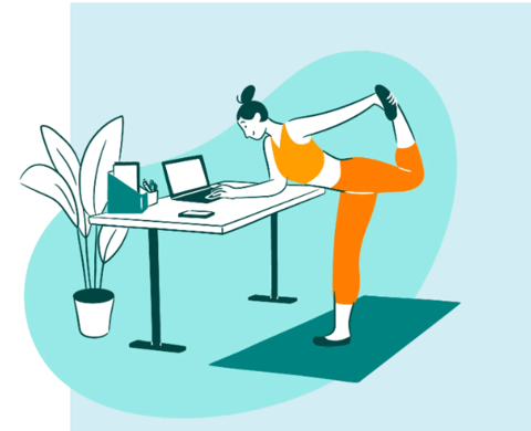 A pug dog wearing a yellow hat.