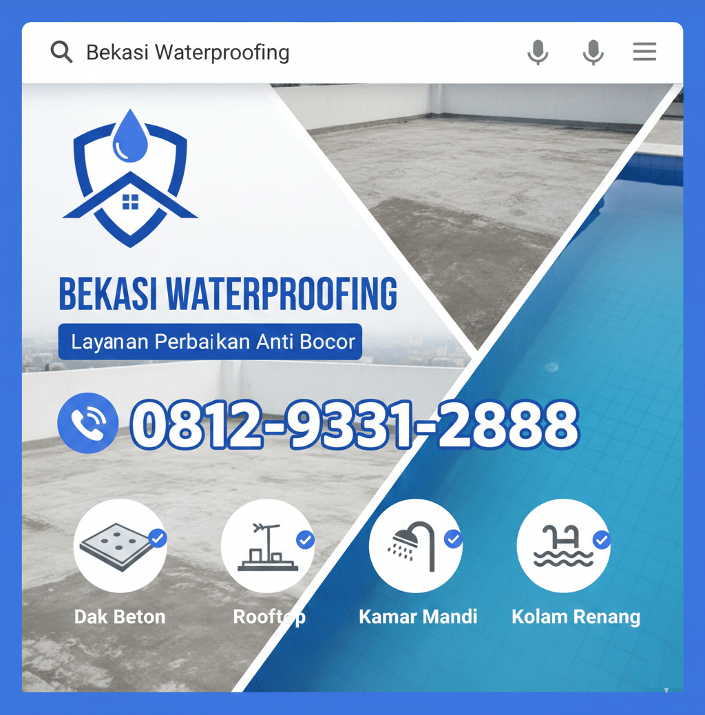 Jasa Waterproofing Bekasi