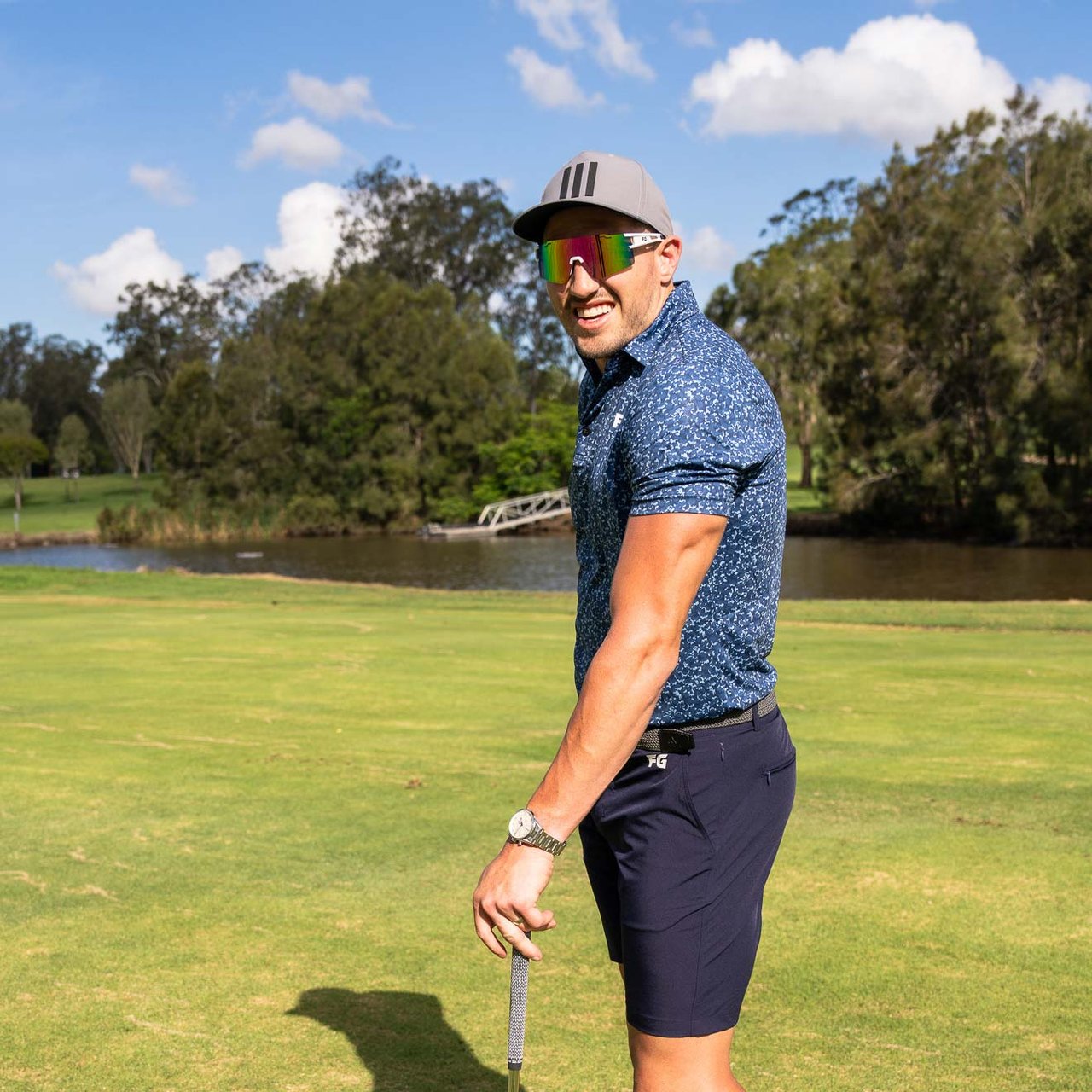 Corey Oates ex-bronco loves the shirts when he is on course