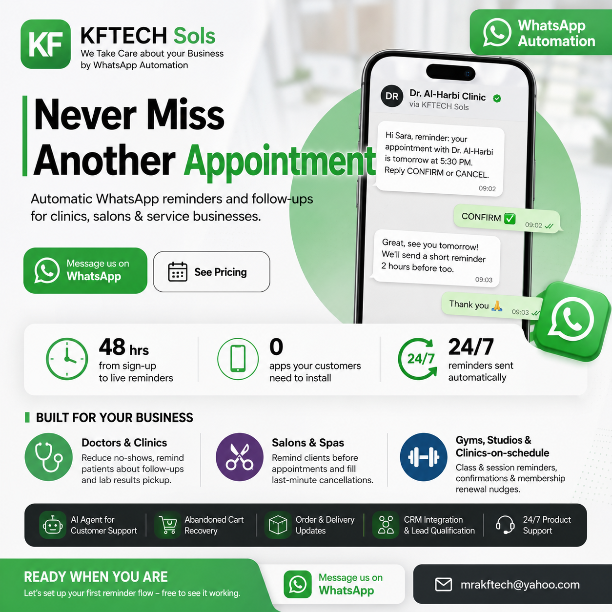 WhatsApp Business Automations