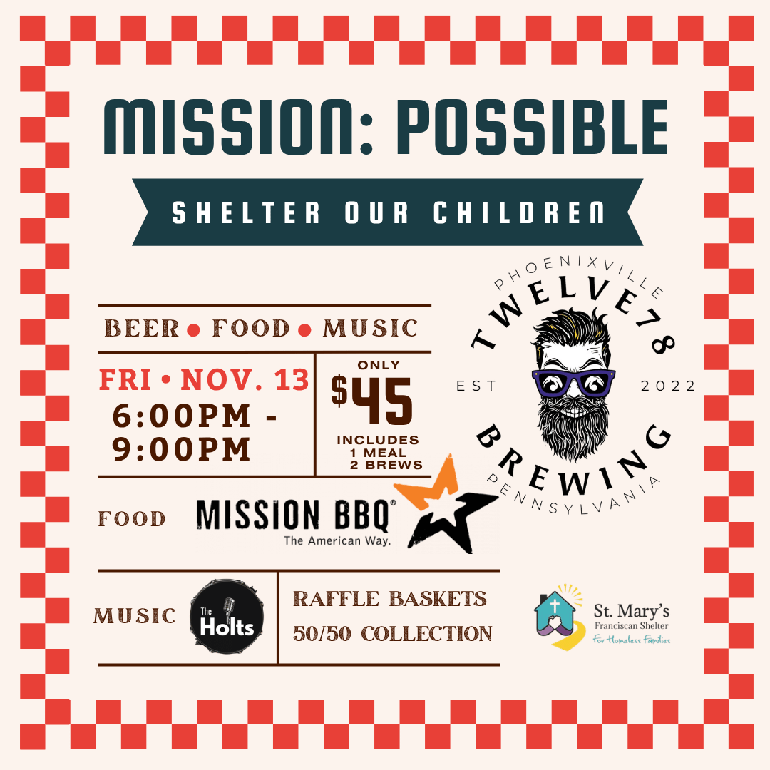 Mission: Possible Shelter Our Children Friday, November 13th @ 6pm
